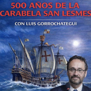 Conferencia sobre la carabela San Lesmes en el Club del Mar de San Amaro A Coruña abril 2026