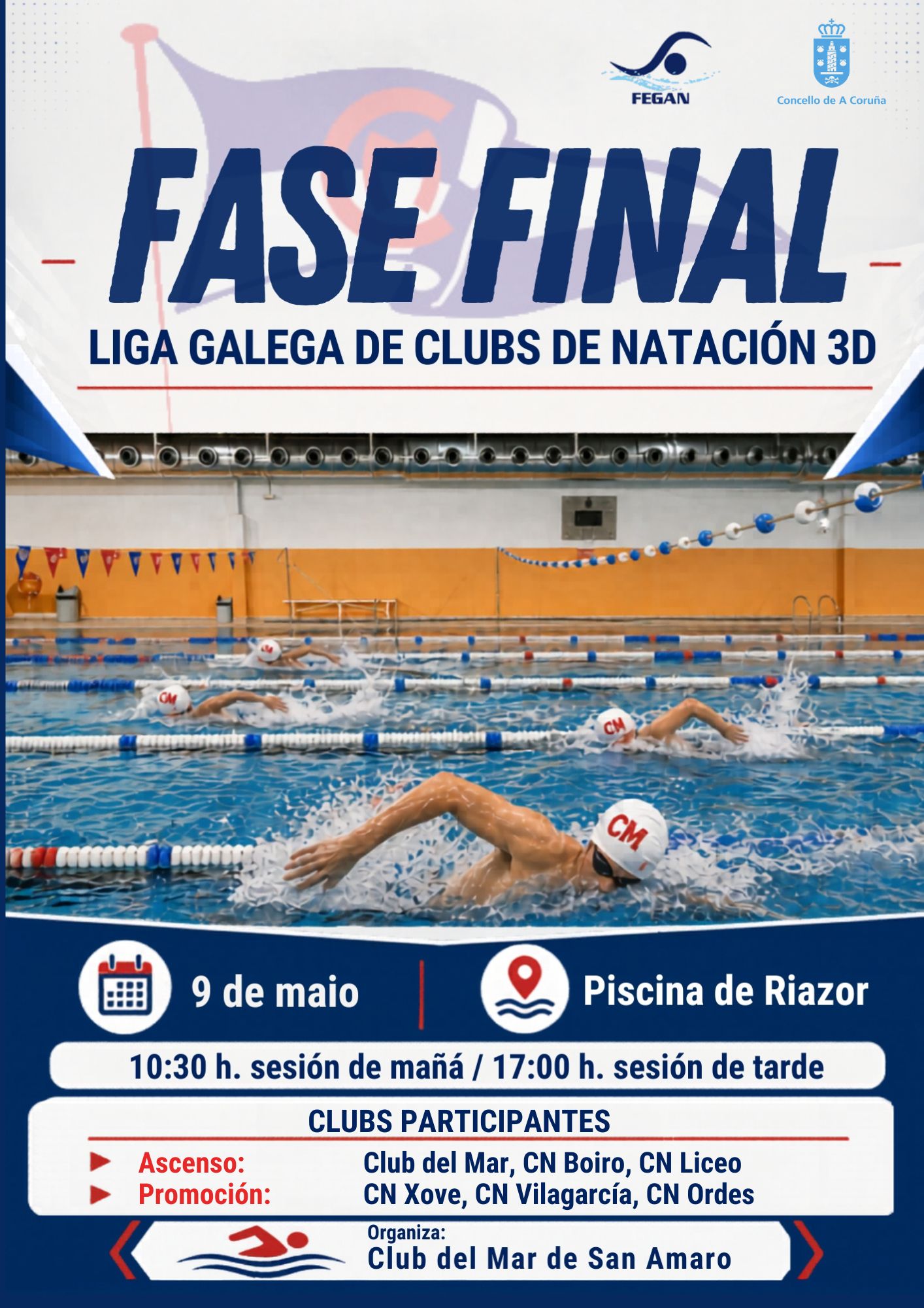 Fase Final Liga Gallega de Clubs 3 División en Riazor - Club del Mar de San Amaro